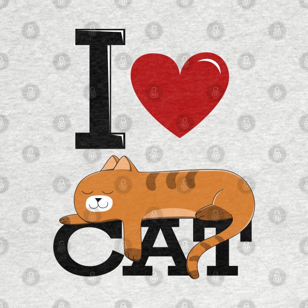 i Love Cat by MiniMao design